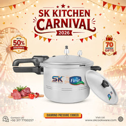 Diamond Pressure Cooker with Anodized Lid