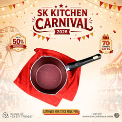 Export Leftover Non Stick Milk Pan - [Random Color]