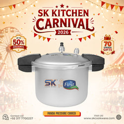 Panda Aluminum Pressure Cooker | Blast-Proof Safety