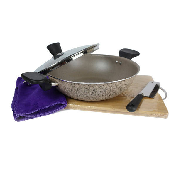 Leftover Non Stick Wok (Karahi) - BP [Minor Fault]