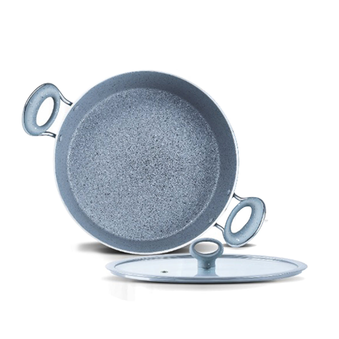 16 Pieces Marble Coated Gift Pack Signature Cookware Set - Innovative Design Fox Series