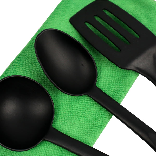 Set of 3 Silicon Spatula and Soup Spoon