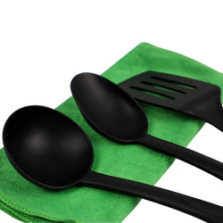 Set of 3 Silicon Spatula and Soup Spoon