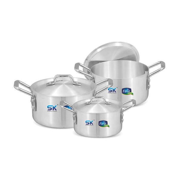 6 Pieces Aluminum Glory Stock Pot Set 5/7 - Skcookware