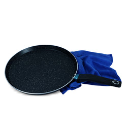 Black Marble Coated Hot Plate/Pizza Pan