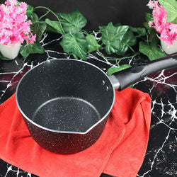 Marble Coated Milk Pan - Black - Skcookware