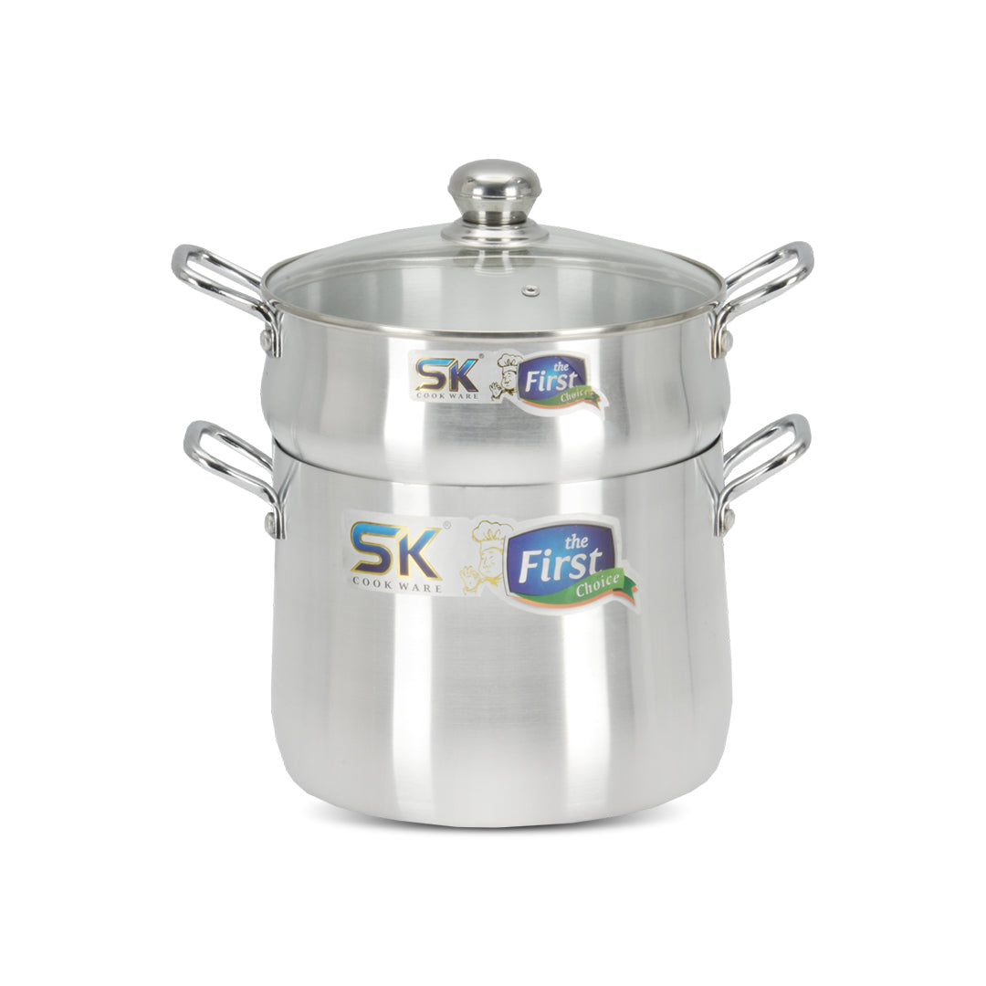 Metal Finish Couscousera Steamer