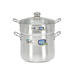 Metal Finish Couscousera Steamer