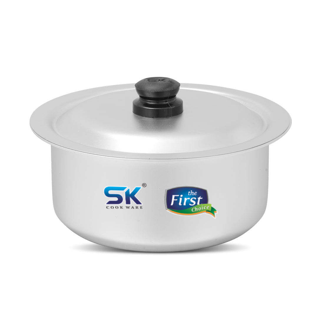 Premium Quality Anodize Round Casserole (Daigchi) with Lid - skcookware 