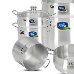Metal Finish Couscousera Steamer Set - Skcookware
