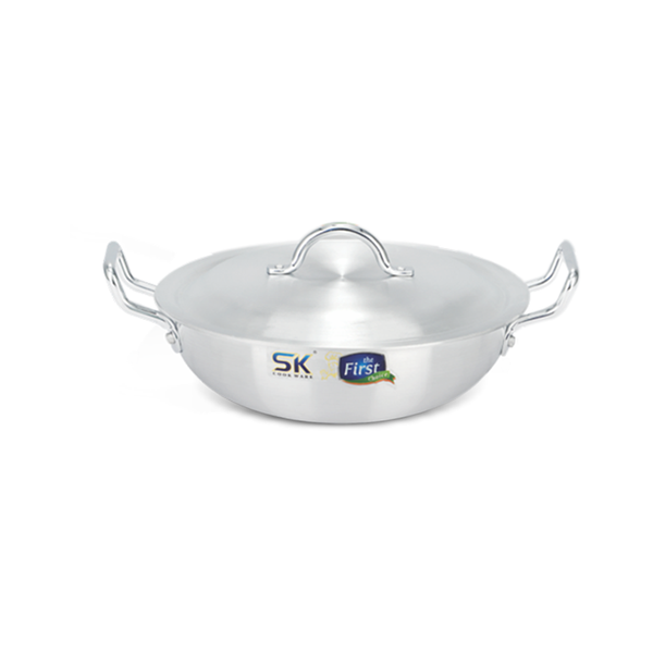 Aluminum Heavy Gauged Metal Finish Wok/Karahi Gift Set